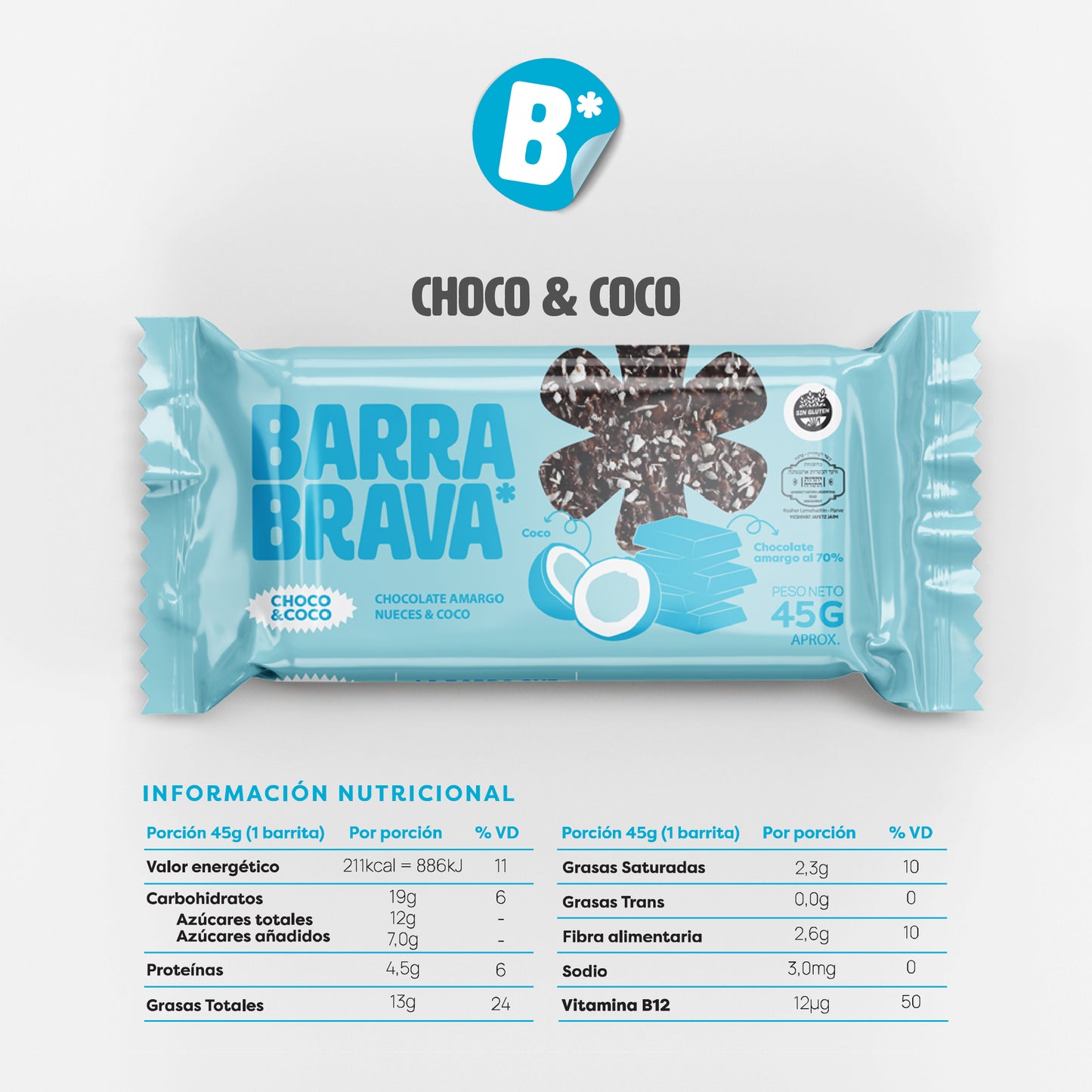 Barra Choco & Coco Pack 12 un.