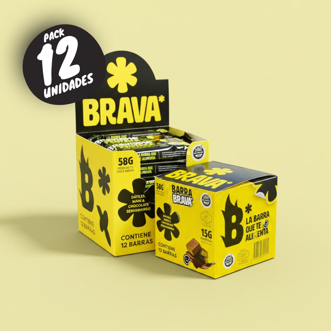 Barra Proteica Bravísima Cacao (Pack 12 un.)