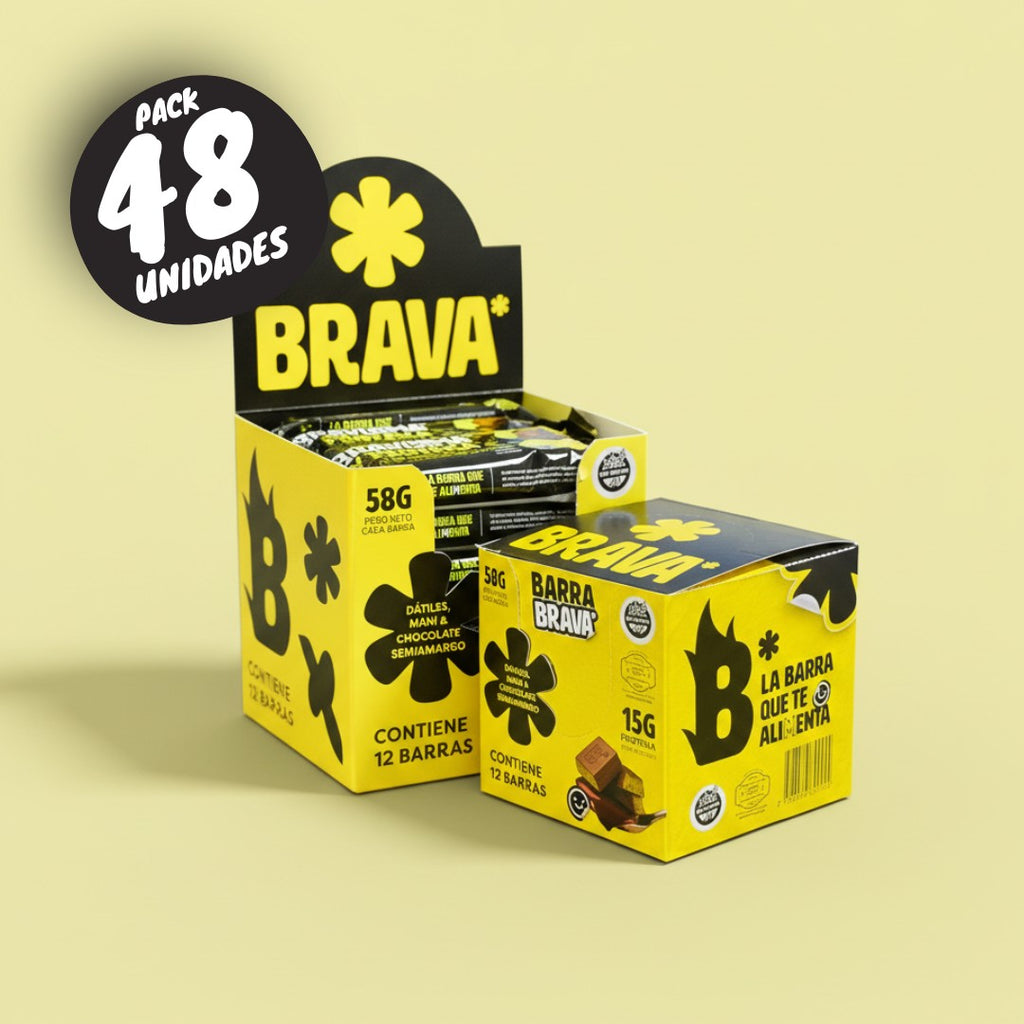 Barra Proteica Bravísima Cacao (Pack 48 un. )