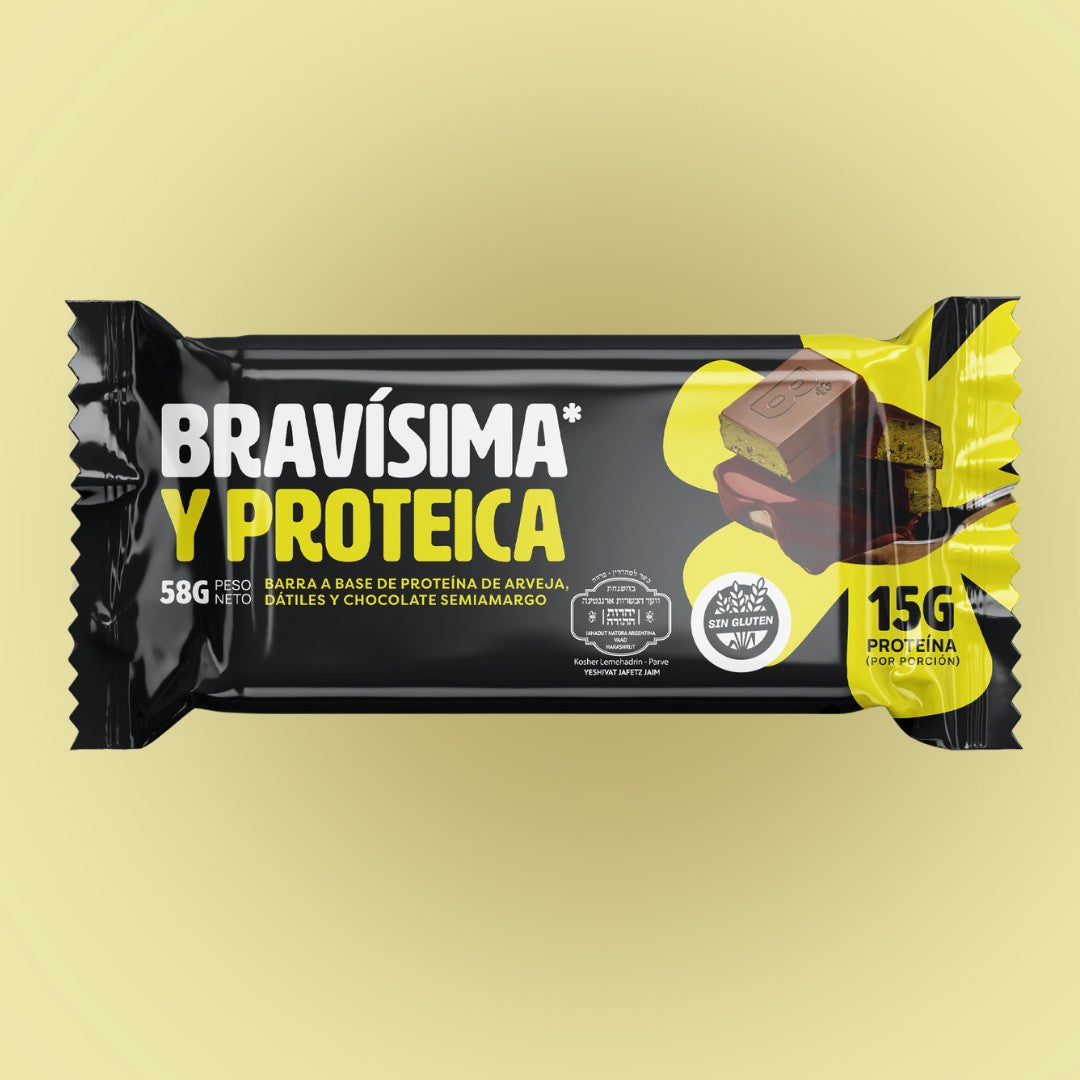 Barra Proteica Bravísima Cacao (Pack 48 un. )