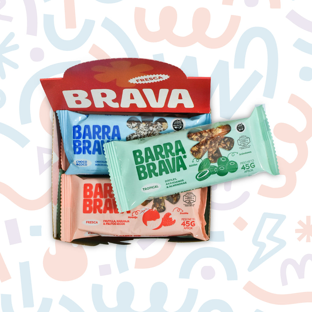 Combo Surtido BRAVA 36 un. (FRESCA-CHOCO COCO-TROPICAL)