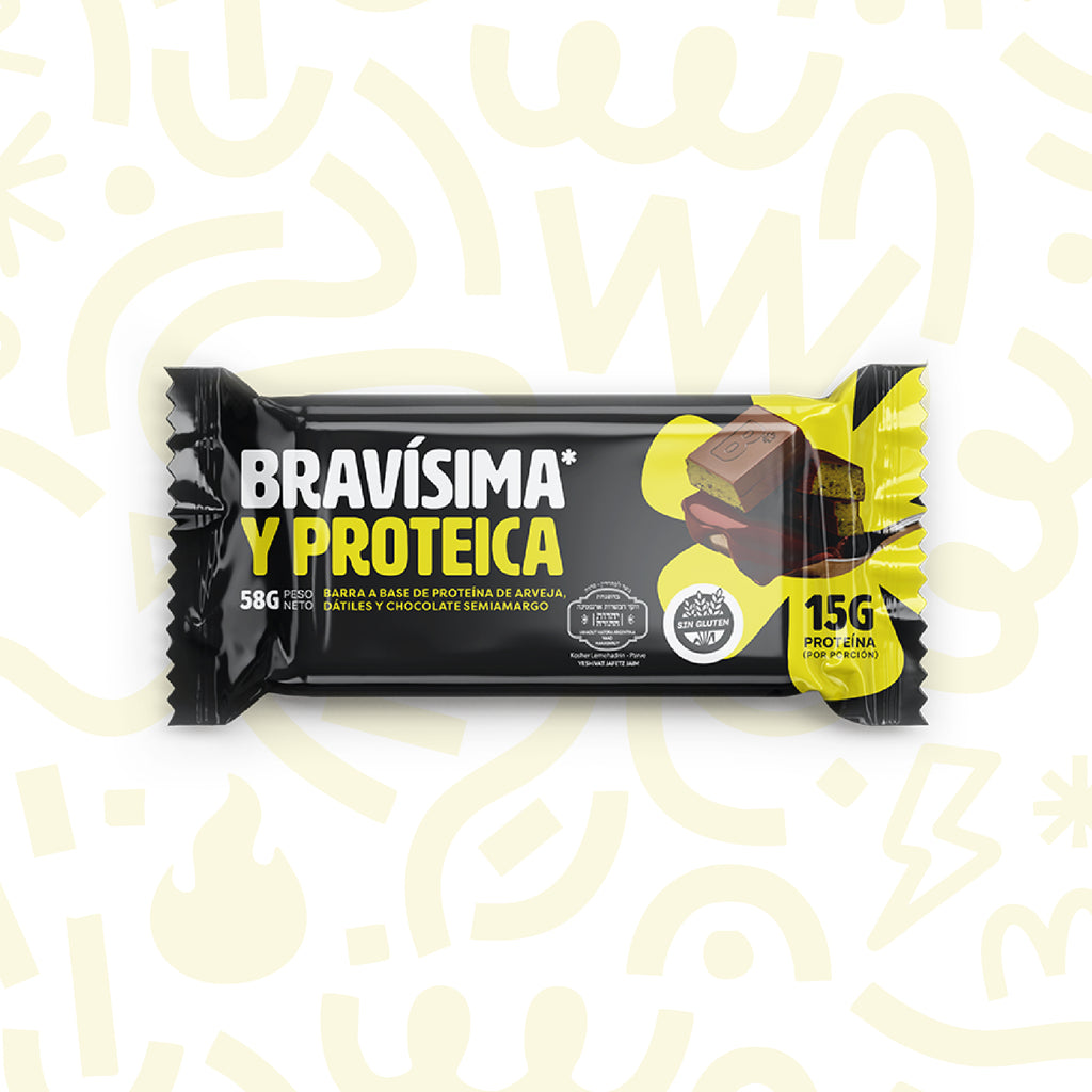 Barra Proteica Bravísima Cacao (Pack 48 un. )