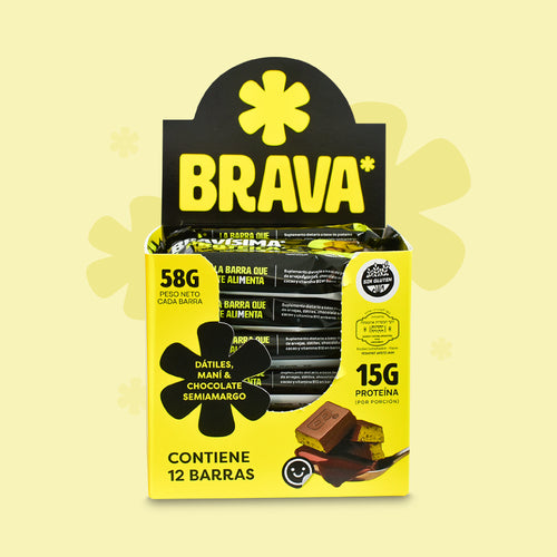 Barra Proteica Bravísima Cacao 12 Pack 12 un.