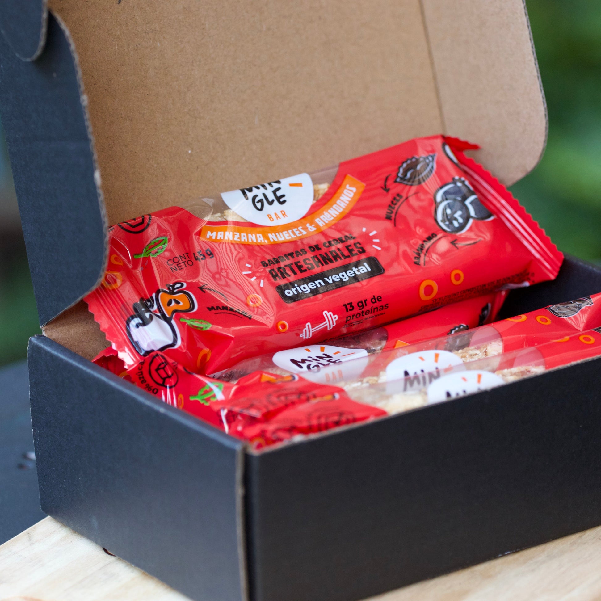 Barrita de Cereal Manzana, Nueces y Arándanos Pack 5 un.