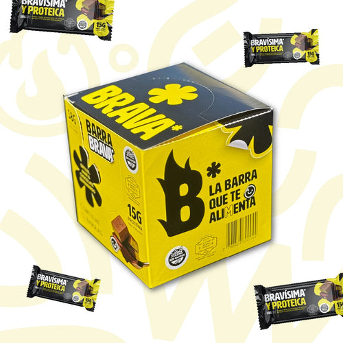 Barra Proteica Bravísima Cacao 12 Pack 12 un.